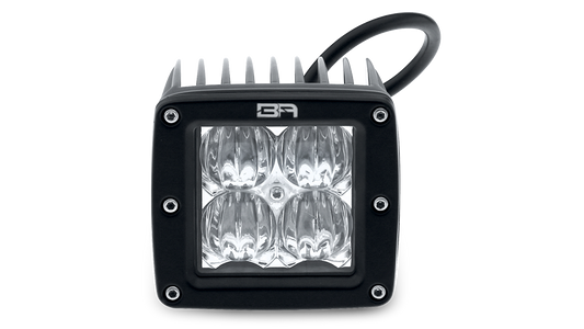 Cube Led Light Flood Pair With Wire Harness