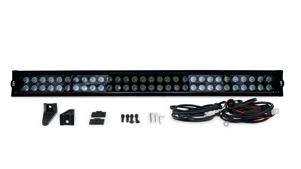30" Blackout Led Light Bar Combo Beam With Wire Harness