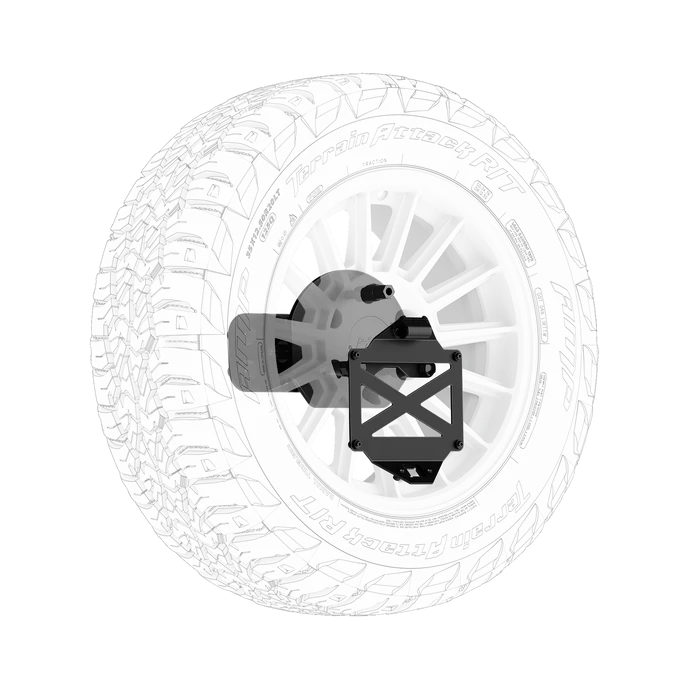Pro Series II Tire Carrier with License Plate Holder | Fits 2016–2023 Toyota Tacoma & 2010–2024 4Runner