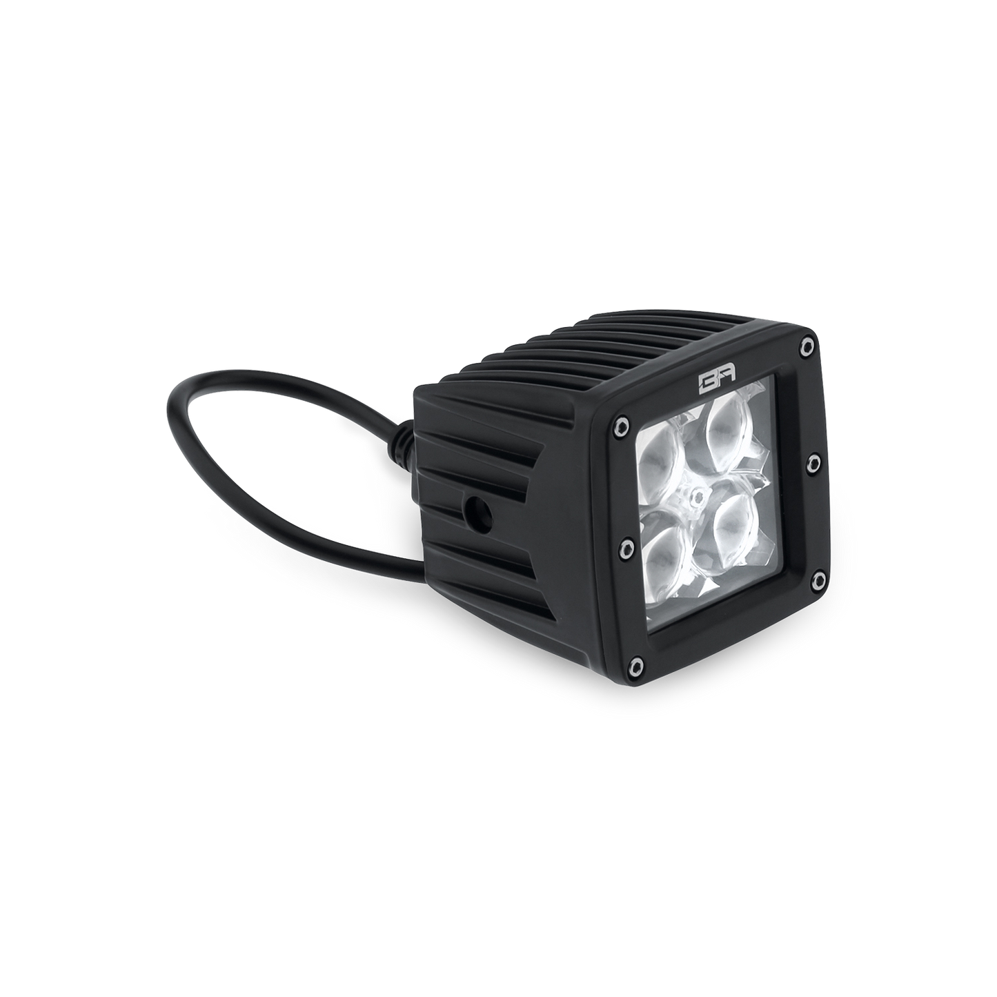 Cube Led Light Spot Pair With Wire Harness