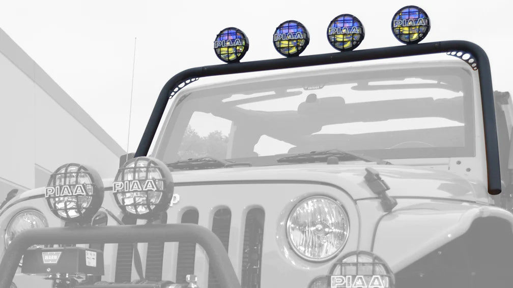 Barre lumineuse de pare-brise Jeep Wrangler JK 2007-2018
