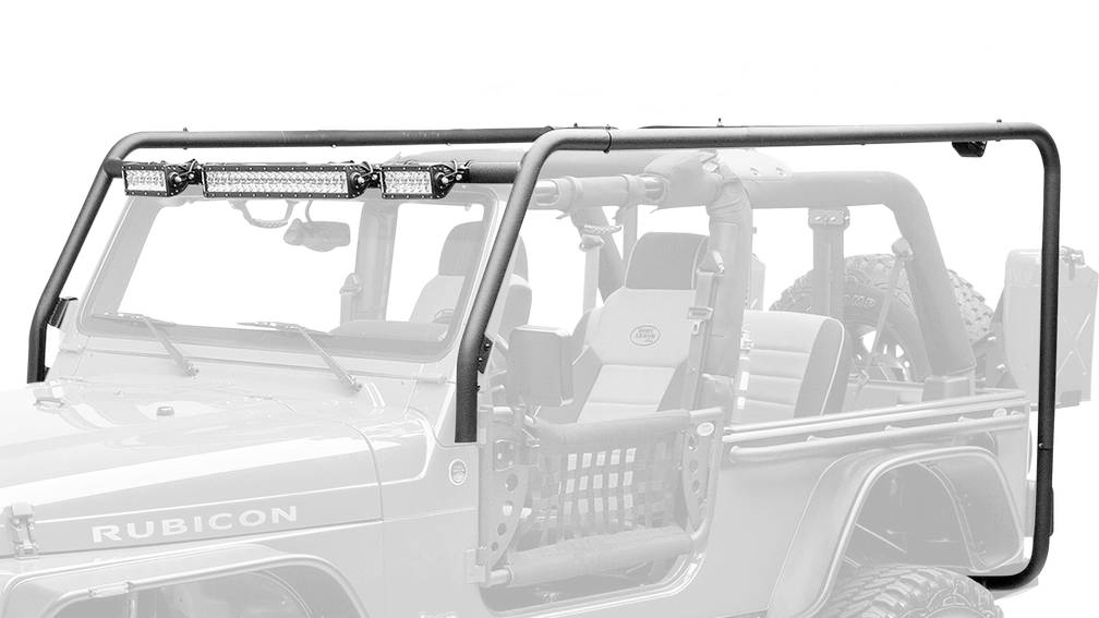 Barres de toit 2 portes pour Jeep Wrangler JK 2007-2018