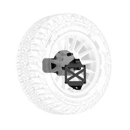 Pro Series II Tire Carrier with License Plate Holder | Fits 2016–2023 Toyota Tacoma & 2010–2024 4Runner